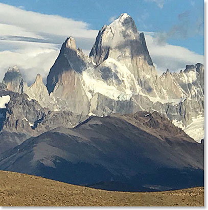 Clear views of Fitz Roy