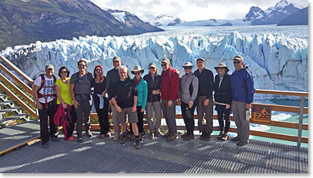 Team at Perito Moreno