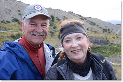 Jim and Linda on the trail