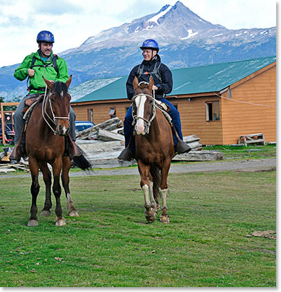 Hugo and Paulo riding