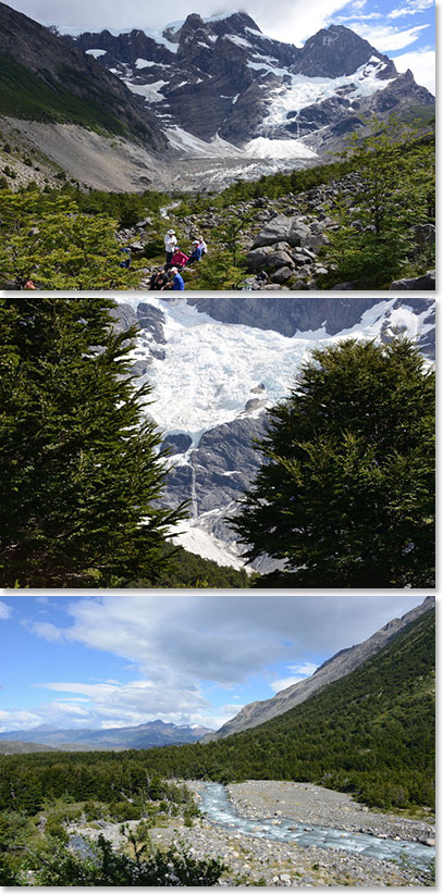 Along the trail on the W trek, Torres del Paine