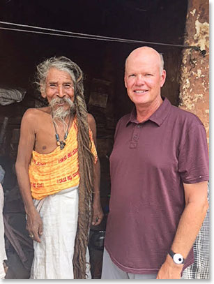 Jack befriended a Hindu holy man