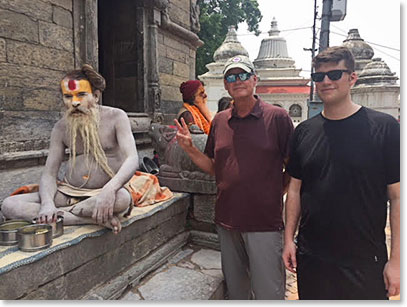 Hanging with the holy men