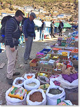 Namche Saturday morning Market