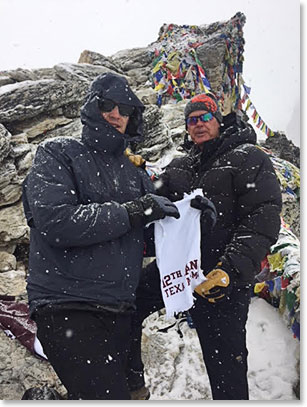 On the summit!