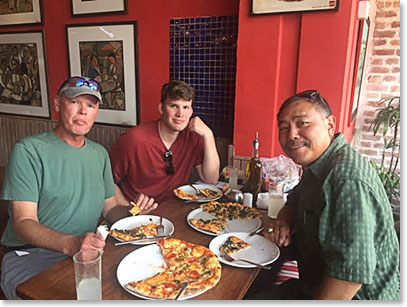There is always good pizza to be found in Nepal