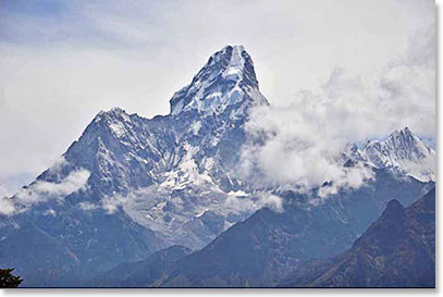 Ama Dablam – our first view