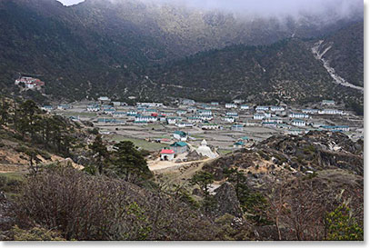 The village of Khunde