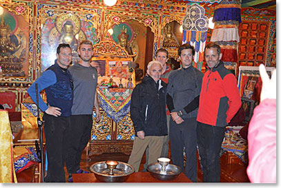 Team at Khunde Monastery
