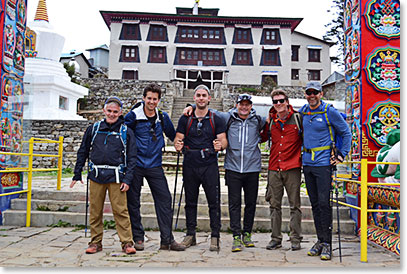 The guys at Tangboche Monastery