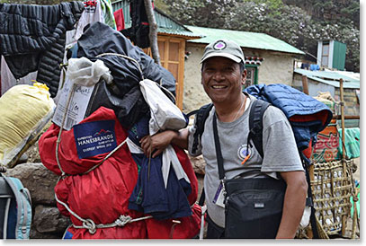 Man helping our team with shopping