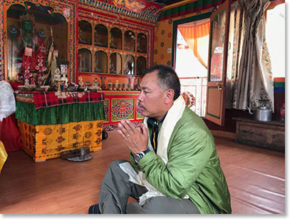 Ang Temba at Pangboche Monastery