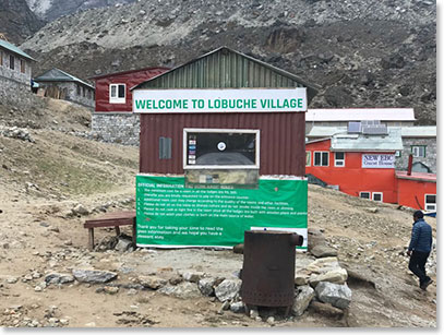 We arrived at Lobuche