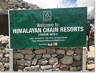 The team is amazingly well acclimatized; they got to Lobuche at 12:20pm. Tomorrow: Everest Base Camp