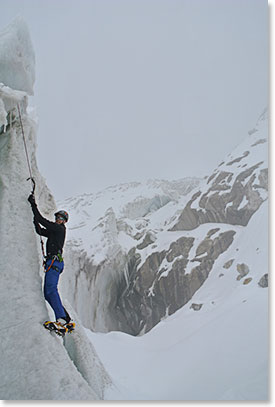 Climbing Huayna Potosi