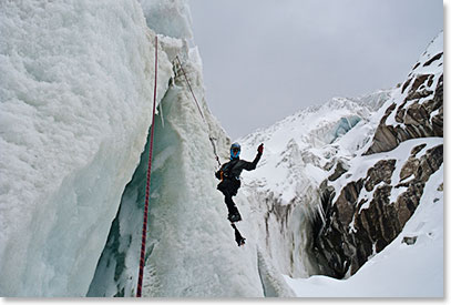 Climbing Huayna Potosi