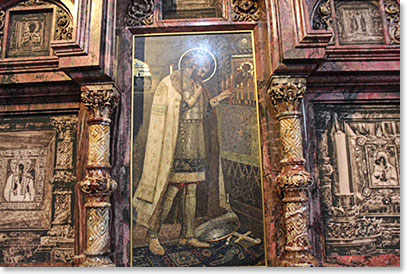 The church on Spilled Blood - the Patron Saint of Alexander