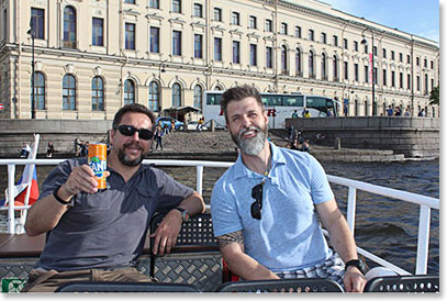 Taking off for our boat tour