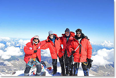 Team on the top