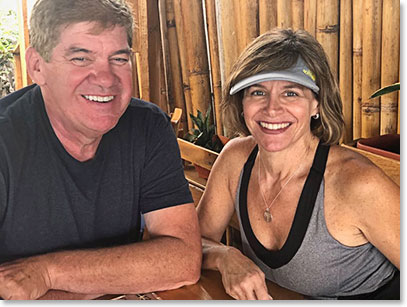 Don and Barb at lunch