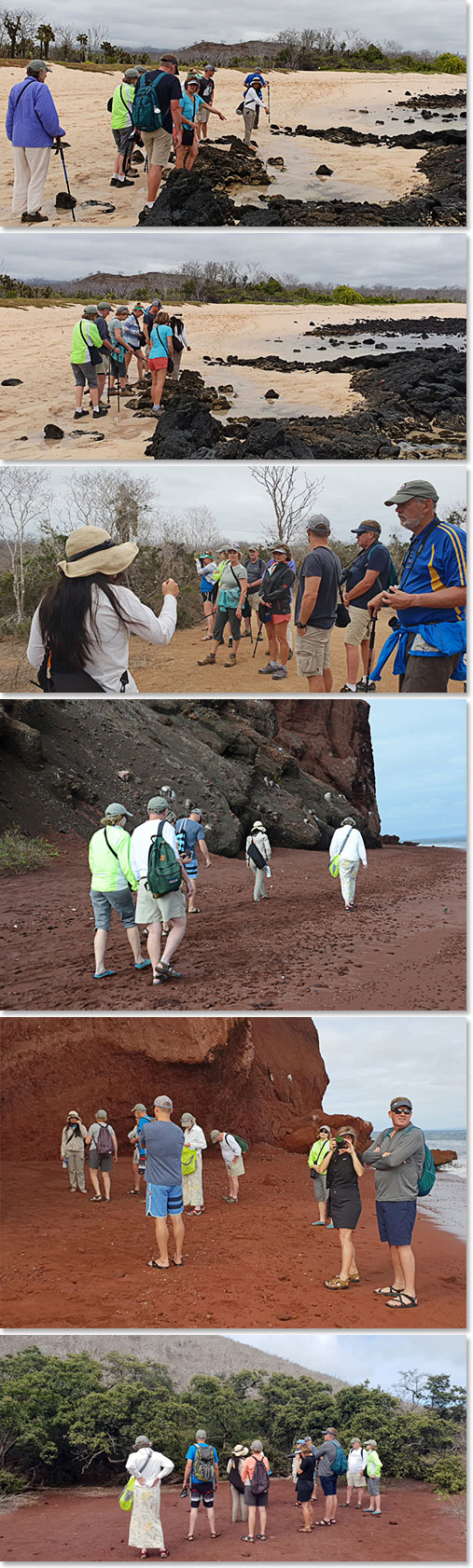 Walking along Galapagos’ beaches