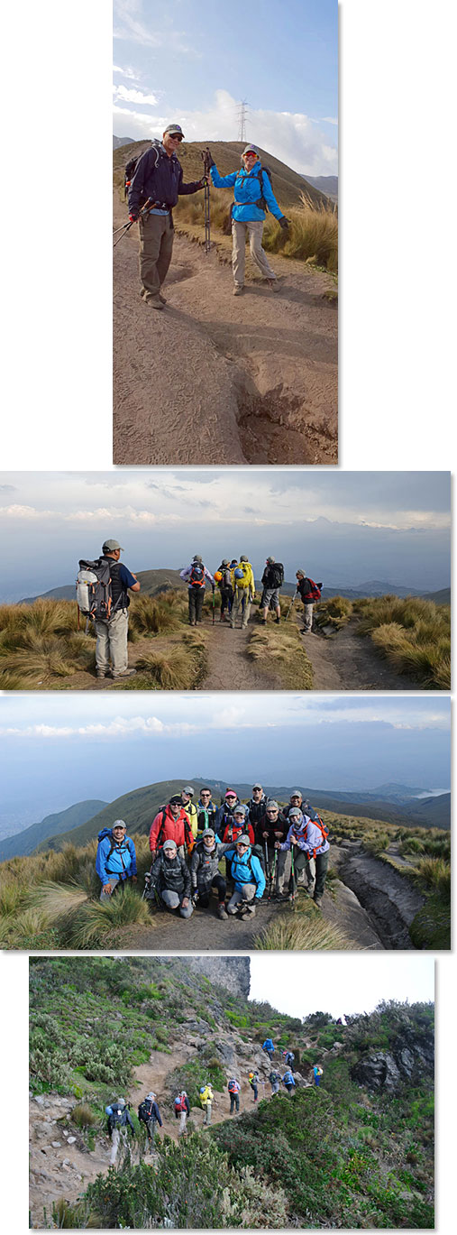 Climbing Ruca Pichincha