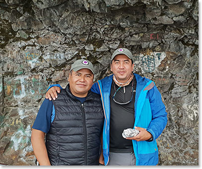 Osvaldo and Joaquin – Berg Adventures Ecuador guides