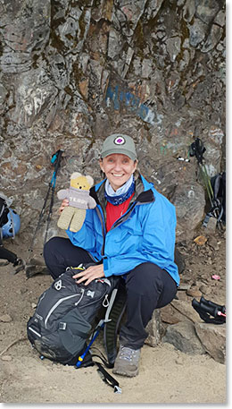 Teddy is back! This is the second time that Teddy climbs Ruca Pichincha along with Margaret