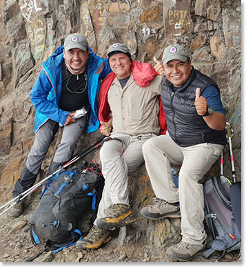 Joaquin, Wally and Osvaldo- Berg Adventures super guide team