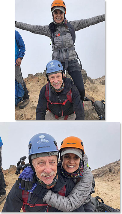 Stephen Rosen and Christina commemorating their successful summit of Ruca Pichincha. Now, it is time to say goodbye to Quito and start exploring this amazing country.
