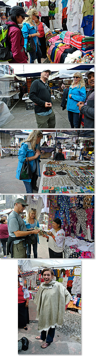 Let’s go shopping at the Otavalo market