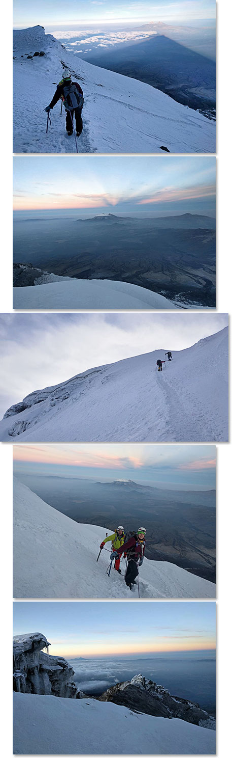 Climbing Cotopaxi