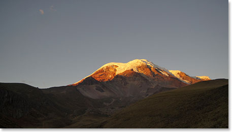 Chimborazo at sunset