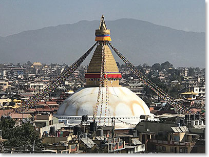 Boudhanath, the biggest stupa in the world