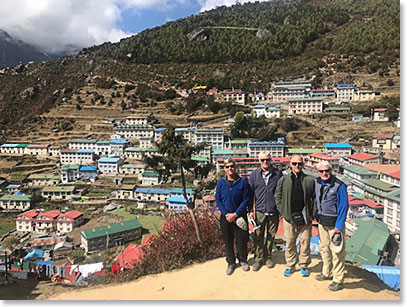 The Sharks at Namche Bazaar