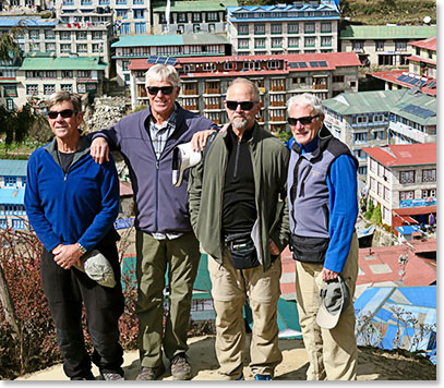 The Sharks at Namche Bazaar