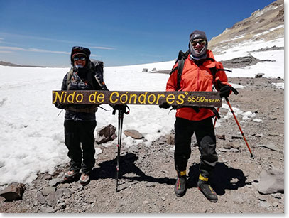 Arriving at Nido de Condor Camp!