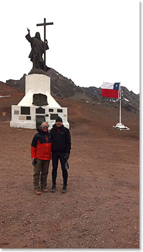 Also on Wednesday: we drove up to Cristo de Rendentor on the Chilean border