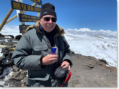 Have you noticed that Rich is having a good time on Kilimanjaro!!!