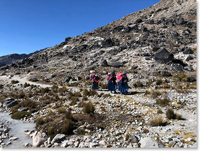 Locals along the trail