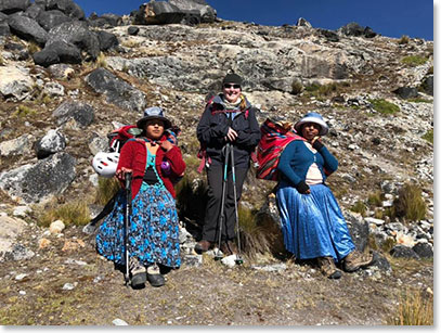 Locals along the trail