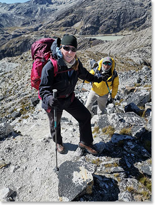 Micheline looking strong now that she is back down at lower altitude