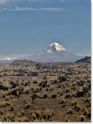 Arriving at Sajama National Park