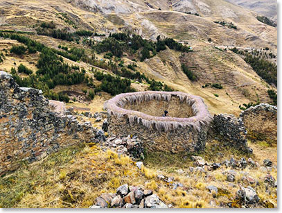 Ancient pre-Inca Grainery