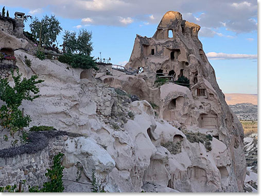 Ancient cave dwellings  were occupied in Cappadocia for perhaps 5000 years.  Dating back to even before the Hittites era.