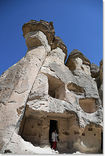 Ancient cave dwellings  were occupied in Cappadocia for perhaps 5000 years.  Dating back to even before the Hittites era.
