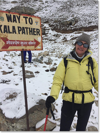 Next, Kala Patar! They left early Saturday morning and they will be down in a few hours.