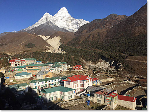 The village of Pangboche feels like home.