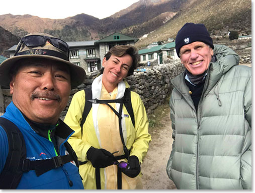 We met up with Peter Hilary in Khumjung