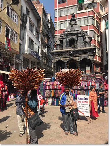 Markets on the street are always interesting.